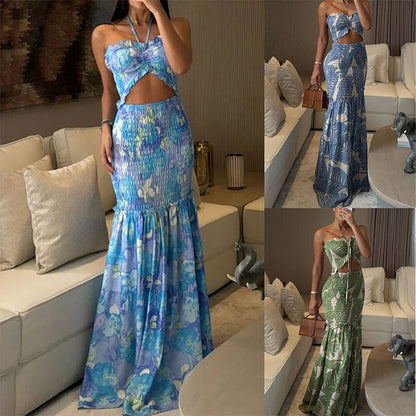 🎁New Arrival 56% OFF💥Women's Sexy Printed Cut-Out Dress
