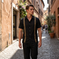 ⏳🔥LIMITED-TIME 53% OFF! 🌊Men's Breathable Shirt & Pants 2-Piece Set