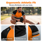📢📢50% OFF !!!⏰Men’s Fluorescent Color Block Athletic Shirt Outdoor Safety Tee