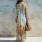 🎁New Arrival 52% OFF💥Women's Elegant Retro Print Maxi Dress