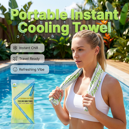 🧊BUY MORE SAVE MORE💦 Instant cooling towel – portable, breathable, perfect for workouts & travel!