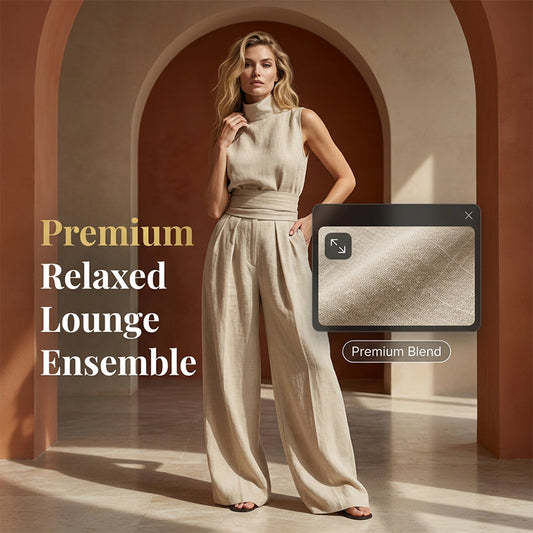 🎁New Arrival 58% OFF💥Top & Wide-Leg Pant 2-Piece Set