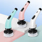 💪 50% OFF !!!⏰Rechargeable Cleaning Brush with Telescopic Pole & 8 Heads — No Bending, No Kneeling, Just Effortless Cleaning