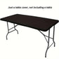 ⏳🔥LIMITED-TIME 50% OFF! ⏰Fitted Spandex Table Cover for Rectangular & Square Tables