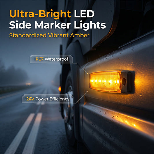 ⏳🔥LIMITED-TIME 50% OFF! ⏰10PCS LED Side Marker Light for Trucks