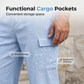 🎁2026 New Arrivals 55% OFF💥Men Summer Linen Set Loose Shirt and Cargo Shorts Two Piece Outfit