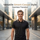 🚆 LIMITED-TIME 50% OFF! ⏰Men's Contrast Lapel Quick-Dry Short Sleeve T-Shirt – A crisp, collared look without the weight of a full polo. Quick-dry, crease-resistant fabric for busy mornings & commutes. Pairs perfectly with chinos, jeans & shorts 🕶️
