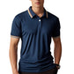 🚆 LIMITED-TIME 50% OFF! ⏰Men's Contrast Lapel Quick-Dry Short Sleeve T-Shirt – A crisp, collared look without the weight of a full polo. Quick-dry, crease-resistant fabric for busy mornings & commutes. Pairs perfectly with chinos, jeans & shorts 🕶️