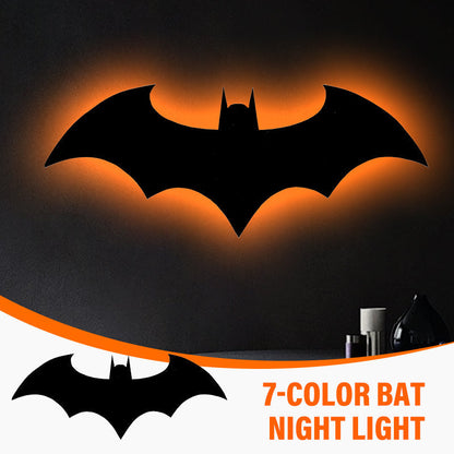 🦇LIMITED-TIME 50% OFF! ⏰ 7-Colour Bat Night Light – A Magical, Colour-Changing Glow for Kids' Bedrooms, Halloween & Cosy Nights In