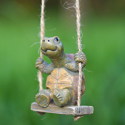 📢📢53% OFF !!!⏰Whimsical Turtle Swing Decor
