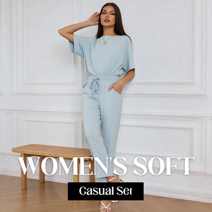 🎁New Arrivals 52% OFF💥Women's Soft Casual Top & Pants Set
