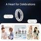💍New Arrivals 50% OFF💥Titanium Steel Rotatable Spinner Ring with Zirconia – Sparkling Fidget Anxiety Relief Band, Stackable Daily Wear Wedding Promise Ring for Men Women