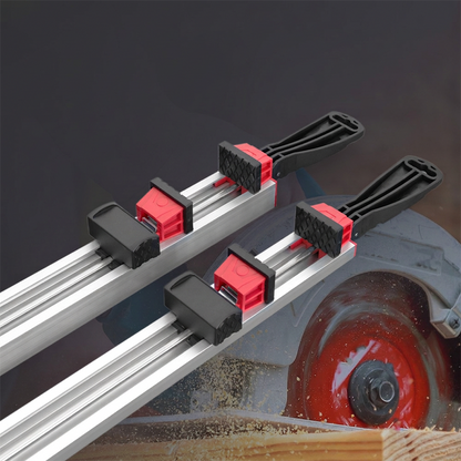 ⏳🔥LIMITED-TIME 52% OFF! ⏰Woodworking Straight‑Edge Cutting Guide Clamp‑Precision Saw Guide for Circular Saw & DIY Wood Projects