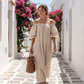 👗New Arrivals 50% OFF💥Women’s Off-Shoulder Lantern Sleeve Maxi Dress Elegant Long Dress for Party & Daily Wear