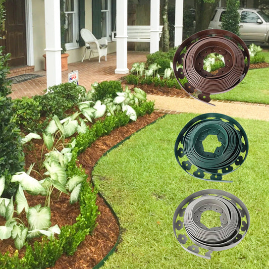 📢📢55% OFF !! ⏰Garden Edging Roll 10m with 30 Pegs🏡Roll It Out, Peg It Down – Neat Borders in Minutes ✨