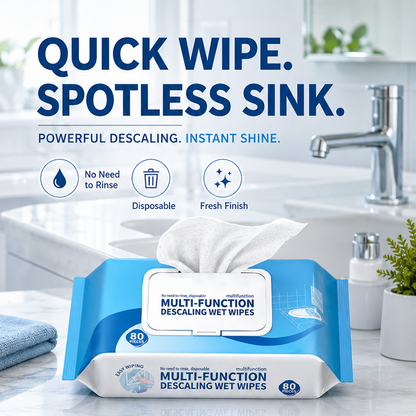 🚿 BUY MORE GET MORE FREE 🎁Multi-function Bathroom Descaling Cleaning Wipes