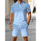 ⏳🔥LIMITED-TIME 50% OFF! ⏰Men’s Casual Short Sleeve Top & Shorts Set