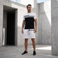 ⏳🔥LIMITED-TIME 50% OFF! ⏰Men's Casual Short Sleeve T-Shirt & Drawstring Shorts Set
