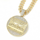 ⛓️New Arrivals 50% OFF🔥 Men’s Statement Cuban Pendant Chain – Bold Iced Links, Oversized Pendant & Powerful Street Style