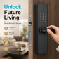 ⏳🔥LIMITED-TIME 50% OFF! ⏰Smart Fingerprint Door Lock for Indoor Wooden Doors No Drilling Needed