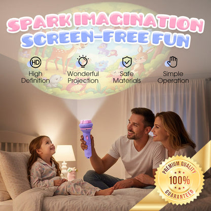 ⏳🔥LIMITED-TIME 50% OFF! ⏰Early Education Projector Torch for Kids 🔦 Click, Project & Learn – A Pocket-Sized Nighttime Adventure ✨