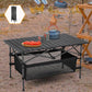 🎉Limited time 50% OFF！⛺Your perfect outdoor companion！Portable Folding Camping Table with Storage Bag