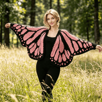 🎁New Arrivals 50% OFF💥Women's Butterfly Wing Knit Cardigan