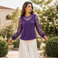 🎁New Arrivals 50% OFF💥Women's Elegant Lace Patchwork Top – Feminine Detail & Effortless Everyday Style🤍