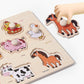🥳2026 HOT SALE🥳💞50% OFF!✨ 💝Montessori Wooden Peg Puzzle for Toddlers 🧩 Little Hands, Big Discoveries – A Classic First Puzzle for Curious Minds ✨
