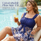 🏖️ New Arrivals 50% OFF✨Skirted Tankini Set – Tummy Control Plus Size Fit 💙