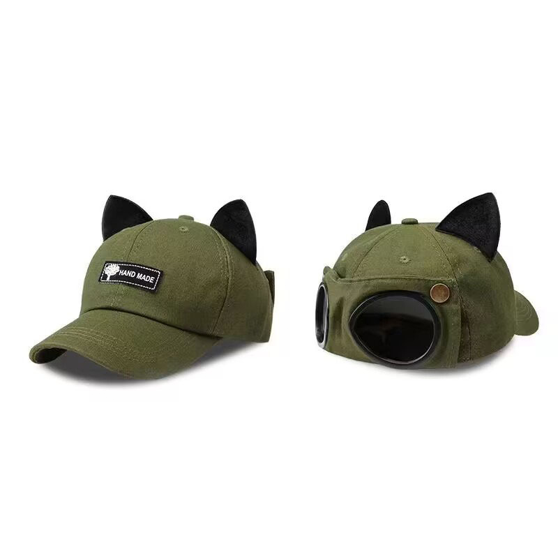 Army Green with Black Ears