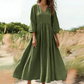 💕New Arrivals 56% OFF👗Women's V-Neck Pleated Maxi Dress