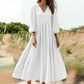 💕New Arrivals 56% OFF👗Women's V-Neck Pleated Maxi Dress
