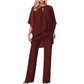 🎁New Arrivals 50% OFF💥Women's Elegant Asymmetrical Top & Pants Set