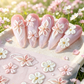 🎉 LIMITED TIME 50% OFF! 💅 5D Floral Nail Stickers – Raised Lily & Daisy Details, Spring Palette & Easy Peel-and-Apply ✨