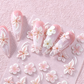 🎉 LIMITED TIME 50% OFF! 💅 5D Floral Nail Stickers – Raised Lily & Daisy Details, Spring Palette & Easy Peel-and-Apply ✨