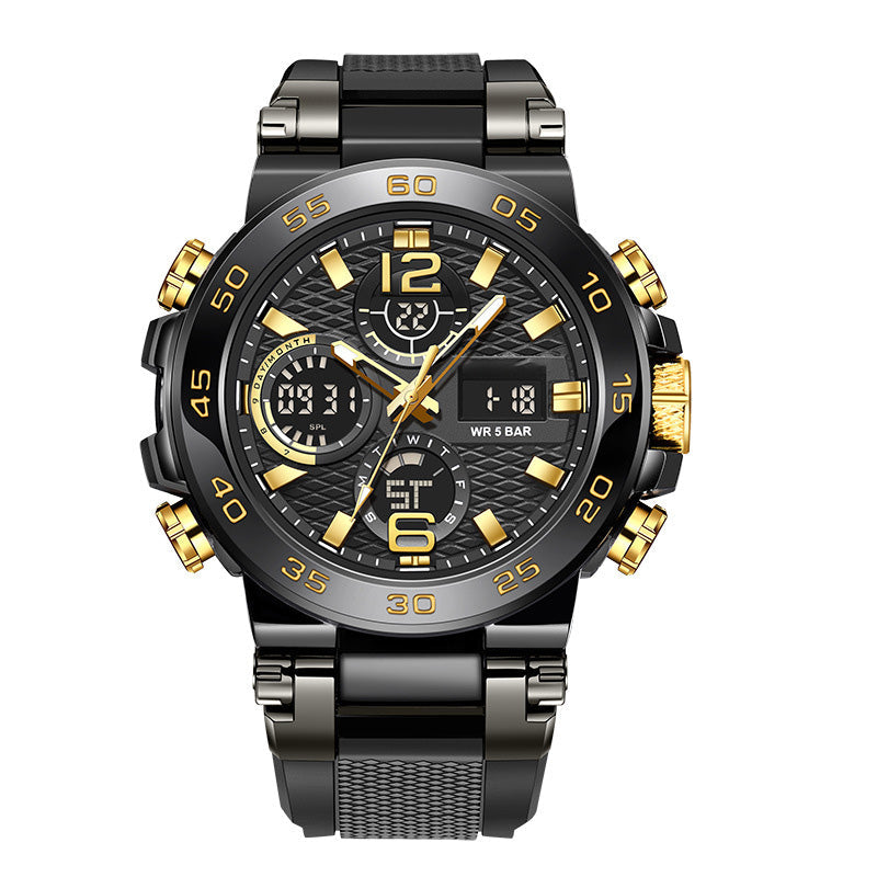 Black with Gold