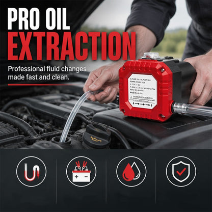 🥳2026 HOT SALE🥳💞50K+ SOLD! 🚗🔧 55% OFF! Portable Electric Oil Change Pump – powerful motor extracts engine oil fast, no garage needed. Compact & durable for cars & boats. DIY oil changes made easy! 🛡️💪