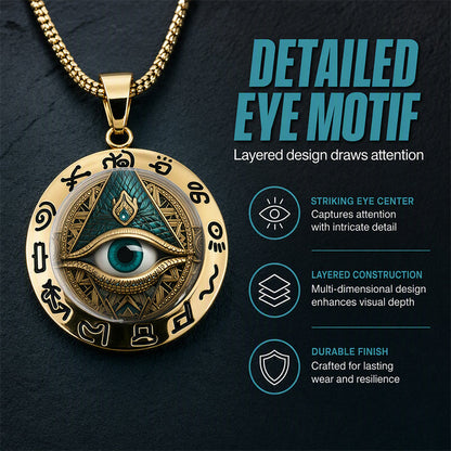 🎁New Arrivals 55% OFF💥Vintage All Seeing Eye Pendant Necklace