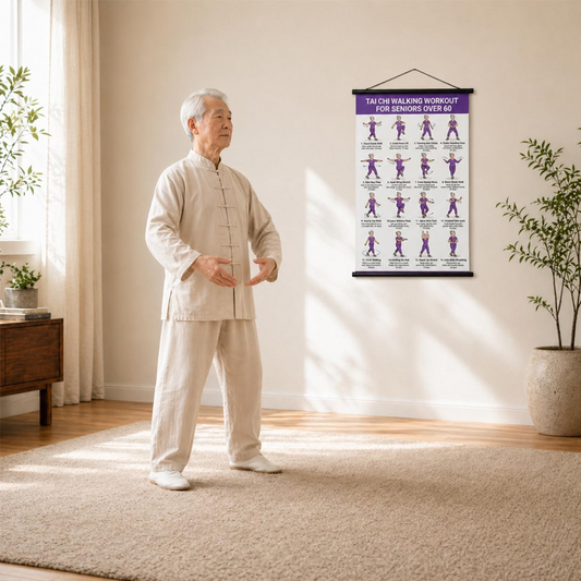 🔥Hot Sale🔥Tai Chi Workout Poster for Seniors