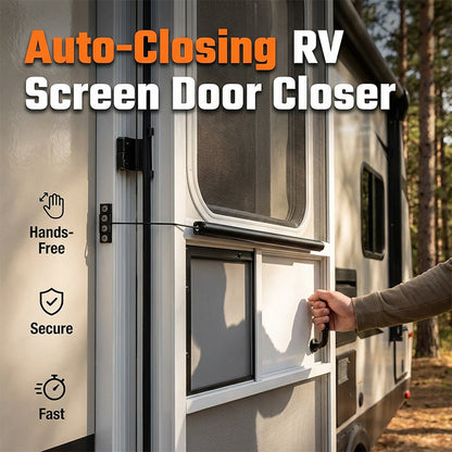 ⏳🔥LIMITED-TIME 50% OFF! ⏰RV Screen Door Closer with Adjustable Tension