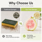 🎉BUY 1 GET 1 FREE🎁Cute Fruit‑Shaped Dishwashing Sponge | No‑Scratch Kitchen Scrubber 🍓