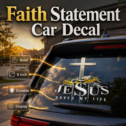✝️Waterproof Christian Cross Car Vinyl Sticker