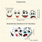 📢📢50% OFF !! ⏰️ 4 Sheets Funny Smiley Face Stickers