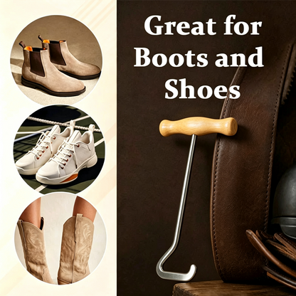 🥳2026 HOT SALE💞50K+ SOLD!✨ Ergonomic T-Handle Stainless Steel Boot Puller