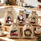 🎄 LIMITED-TIME 50% OFF! 🎁 Christmas Drawstring Gift Bags – Festive Santa & Reindeer Prints, Double Drawstring Closure & Durable Fabric – Holiday Cheer in Every Gift ✨