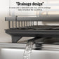 🍽️ LIMITED-TIME 53% OFF! ⏰2-Tier Dish Drying Rack with Drainboard: Large Capacity, 360° Rotating Spout, Sturdy Carbon Steel, Space-Saving Design