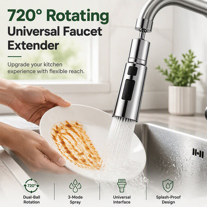 ⏳🔥LIMITED-TIME 50% OFF! ⏰Universal Rotating Kitchen Faucet Nozzle