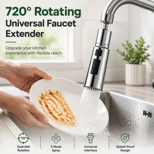 ⏳🔥LIMITED-TIME 50% OFF! ⏰Universal Rotating Kitchen Faucet Nozzle