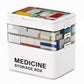 ⏳🔥LIMITED-TIME 50% OFF! ⏰Large Plastic Medicine Storage Box with Multi-Layer Divided Compartments Portable Family Emergency First Aid Organizer Box💊📦